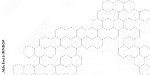 Foto Abstract geometric grey honeycomb pattern background