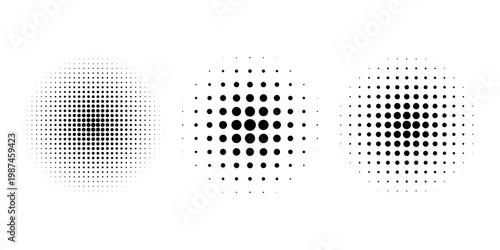 Dot Background, Halftone Texture, Gradient Dots Pattern