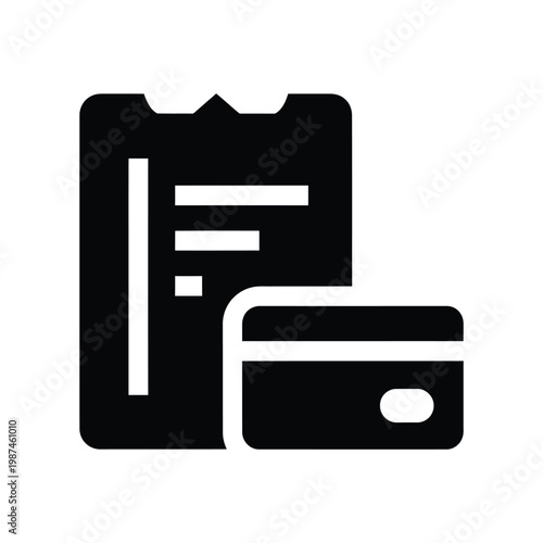 Minimalist black credit card and smartphone with blank screen on dark background