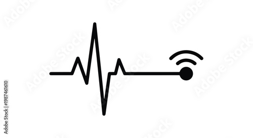 Medical technology remote monitoring heart rate wifi connected