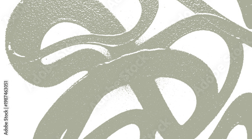 Abstract light green spray paint strokes and curves on a white background with street art background texture graphic design graffiti abstract background illustration creative contemporary