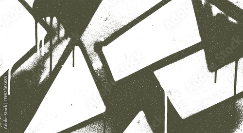 Geometric graffiti spray paint texture with drips street art wall art abstract background painted background modern background urban art grunge background distressed background graffiti