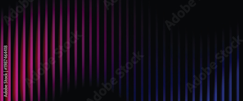Abstract Glassy Purple and Blue Gradient Light on Dark Background