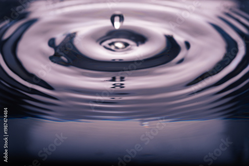 235.Mid-Air Droplet and Ripples on Reflective Surface