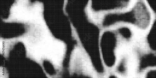 Black radial halftone circles. Dotted sound wave rings. Stippled epicenter, target, radar icon concept. Ripple concentric signal vibration element. Vector round dashed and dotted gradient pattern