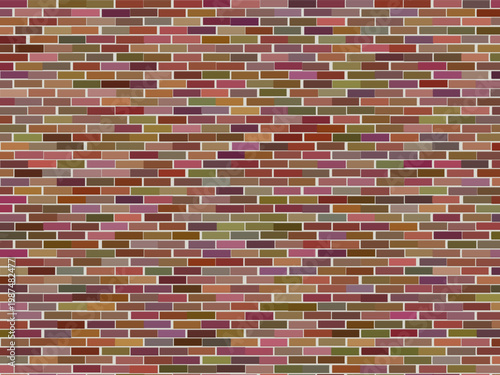 Construction Brick Wall Pattern Industrial Design