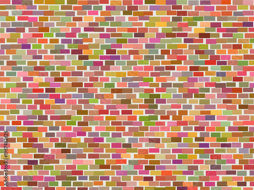 Urban Brick Wall Masonry Pattern Architecture Design Backdrop