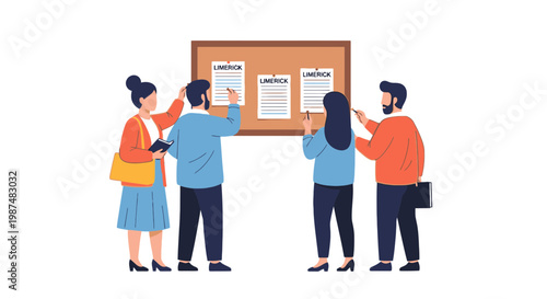 Diverse Group of People Using Digital Devices in a Social Setting