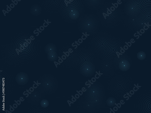 Water Ripple Raindrop Impact Circle Pattern Design
