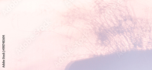 Soft pastel abstract background with blurred tree branches and light gradient, dreamy pink tones with copy space, minimal artistic texture for design, wallpaper or gentle spring backdrop