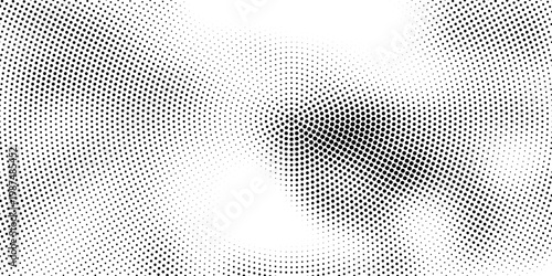 Comic dotted halftone fluid textured background. Half tone pixelated abstract texture for presentations, banners, comic design