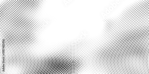 Comic dotted halftone fluid textured background. Half tone pixelated abstract texture for presentations, banners, comic design