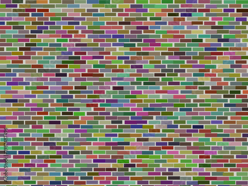 Red Brick Wall Pattern Mortar Joint Texture Design