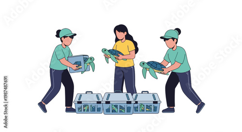 Children Exploring Fish at Aquarium with Plastic Containers