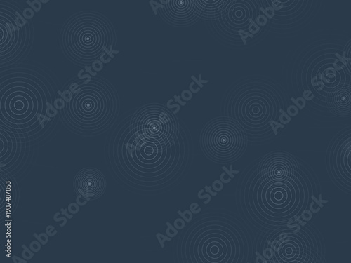Concentric Ripple Raindrop Water Surface Background