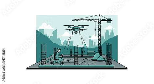 Construction Site Automation: Drone Inspection for Futuristic and Modern Project Management