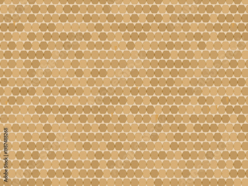 Hexagon Honeycomb Honey Drip Pattern Background