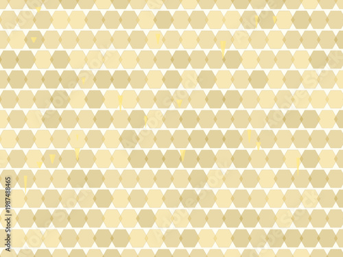 Hexagon Honeycomb Honey Drip Pattern Background