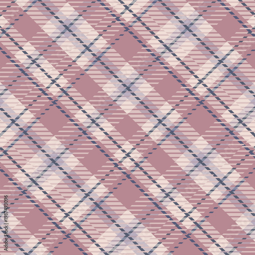 seamless plaid pattern with pink, white, and blue colors