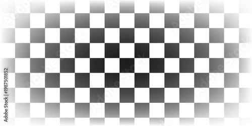 Grunge race flag, isolated vector monochrome banner for motocross sports tournament or car rally competition. Black and white checkered sport racing flag with checkerboard grungy texture