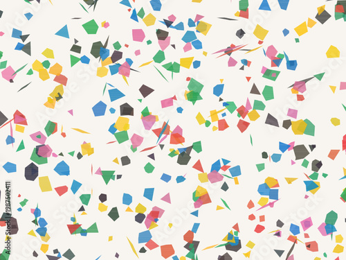 Minimalist Terrazzo Stone Chip Pattern Abstract Vector Background