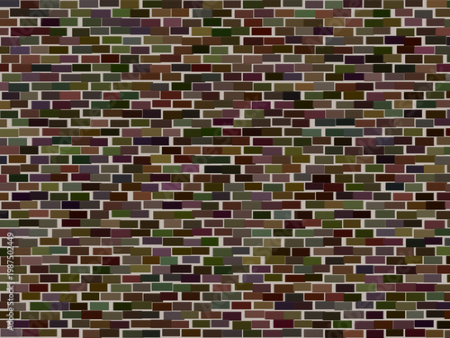 Red Brick Wall Pattern Mortar Joint Texture Design