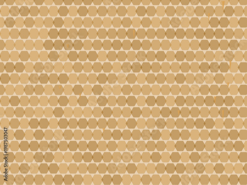 Hexagon Honeycomb Honey Drip Pattern Background