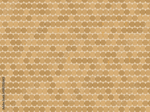 Organic Honeycomb Drip Pattern Natural Design