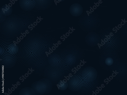 Water Ripple Raindrop Impact Circle Pattern Design