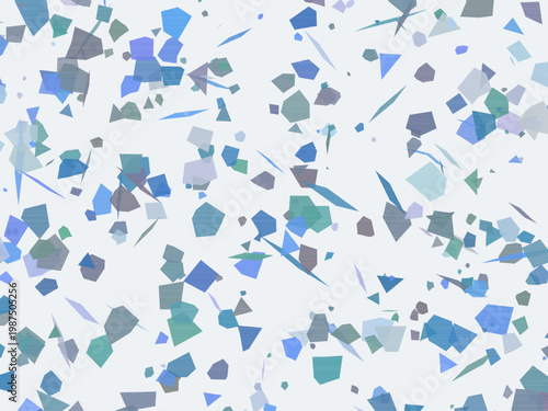 Modern Terrazzo Pattern Colorful Stone Chips Trendy Background