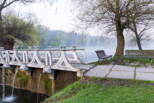 Wallpaper Mural Spring Landscape of Grădina Botanică din Chișinău – Blooming Flowers, Lush Green Park, Urban Nature Oasis, Scenic Botanical Garden in Moldova Capital, Peaceful City Park in Springtime Torontodigital.ca