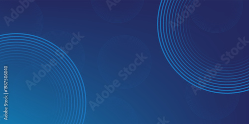 Dark blue dynamic abstract vector background with diagonal lines. 3d business presentation banner cover for sales event evening party. Fast moving circles, soft wave lines and decoration lines. Eps 10