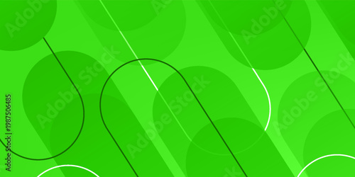 Bright abstract background with rounded diagonal lines on a green gradient. Modern and energetic futuristic design, perfect for technology, business, and web themes.
