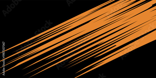 orange black brush Car sticker wrap pattern banner abstract sporty lines black orange color sport combination cover old simple art