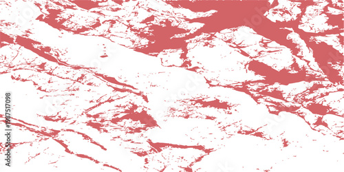 Red splash and grunge ink splatter texture on a dirty wall background design with paint drops and watercolor stains for a red art wallpaper