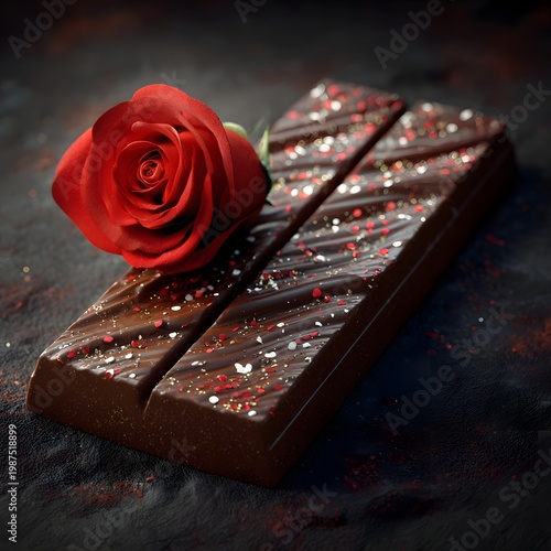 rose and chocolate