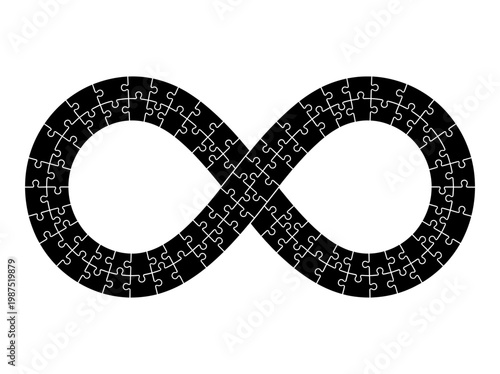 Infinite Puzzle: A symbol of limitless possibilities and complex connections