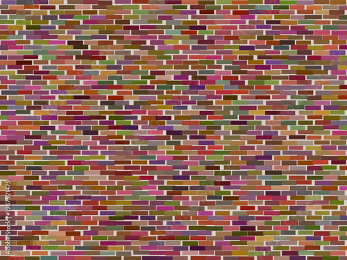Construction Brick Wall Pattern Industrial Design