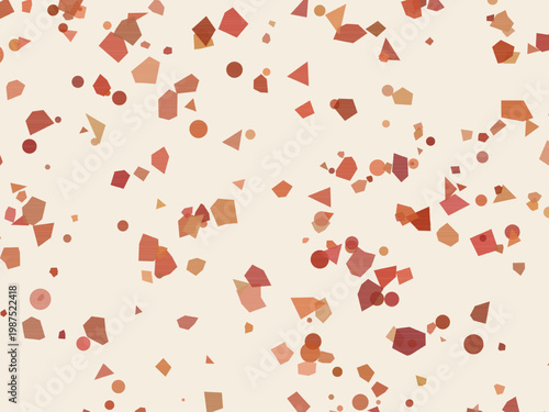 Pastel Terrazzo Texture Scattered Fragments Surface Design