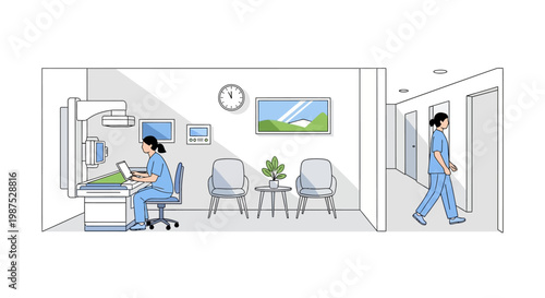 Medical professionals in a hospital setting.