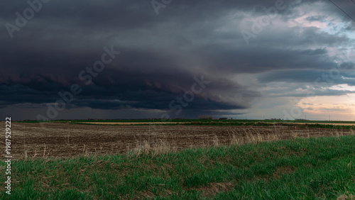 Shelf Cloud over Eastern Iowa, April 15th, 2026