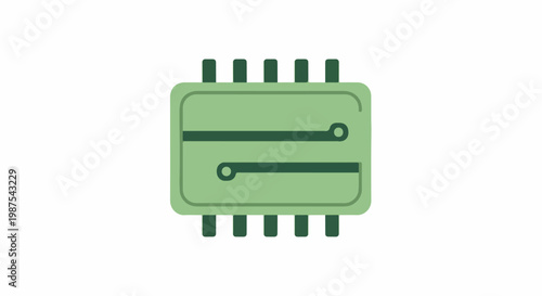 Illustrated graphic of an adjustable potentiometer with dual knobs and pins
