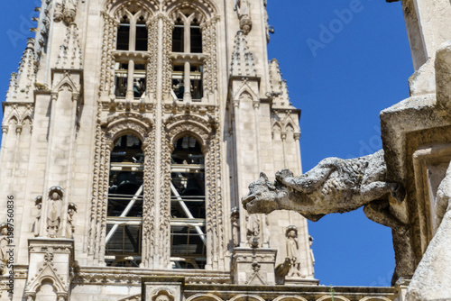 Фотография Gargoyle in the cathedral of Burgos, Spain