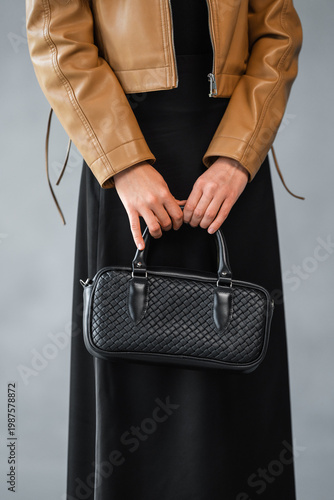 Wallpaper Mural Fashionable Purse Grip Closeup. Close View Showcasing Elegant And Fashionable Handle Of Luxury Handbag Torontodigital.ca