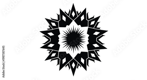 A minimalist dark blue square icon representing a digital file format for vector graphics designs.