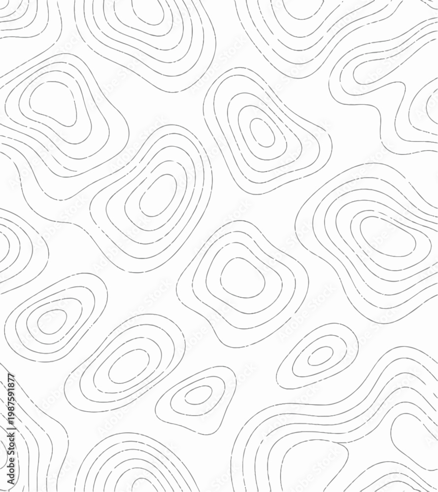 Fototapeta premium Minimalist topographic contour map abstract terrain pattern, modern vector style, elegant negative space.