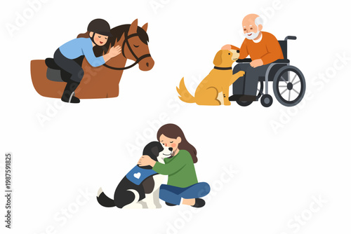 Therapeutic interactions: animal-assisted activities with diverse individuals