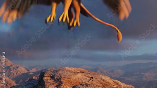 Griffin. Mythological animal.