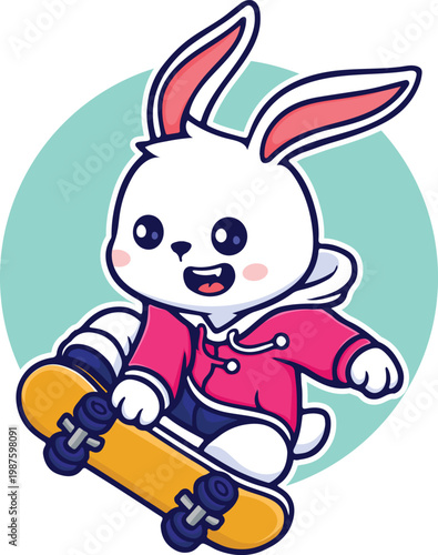 Skateboarding bunny in mid-air trick cartoon rabbit,
cute rabbit,
rabbit,
cartoon cute,
hare,
cartoon,
bunny,
funny,
cartoon logo,
boy illustration,
cartoon design,
cute illustration,
baby cartoon,
ca
