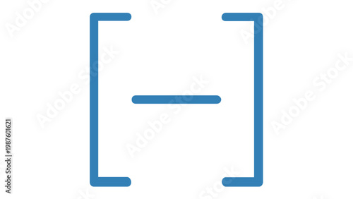 Blue Angle Symbol Vector Icon Illustration, Minimalist Flat Line Art for Mathematics, Geometry, and Technical Diagrams, Scalable AI-Generated Graphic for Education and Science Projects.